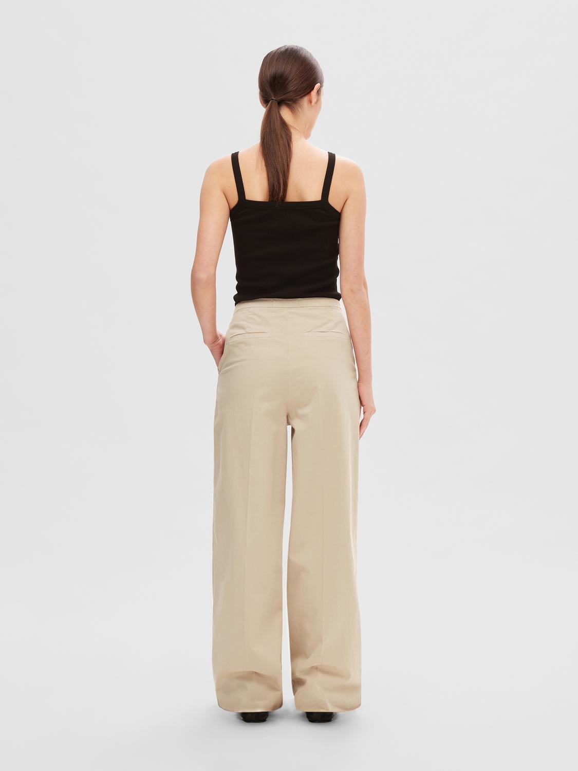 SELECTED FEMME - CELICA TANK TOPP - Black